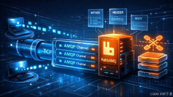 Java-204 RabbitMQ Connection/Channel 工作流程：AMQP 发布消费、抓包帧结构与常见坑